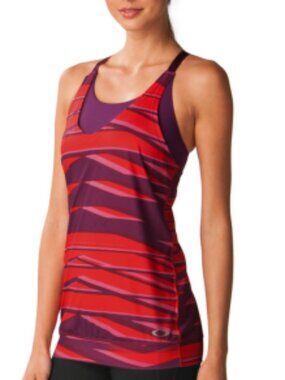 Oakley Racerback Work-Out Yoga Top With Built In Bra Size M